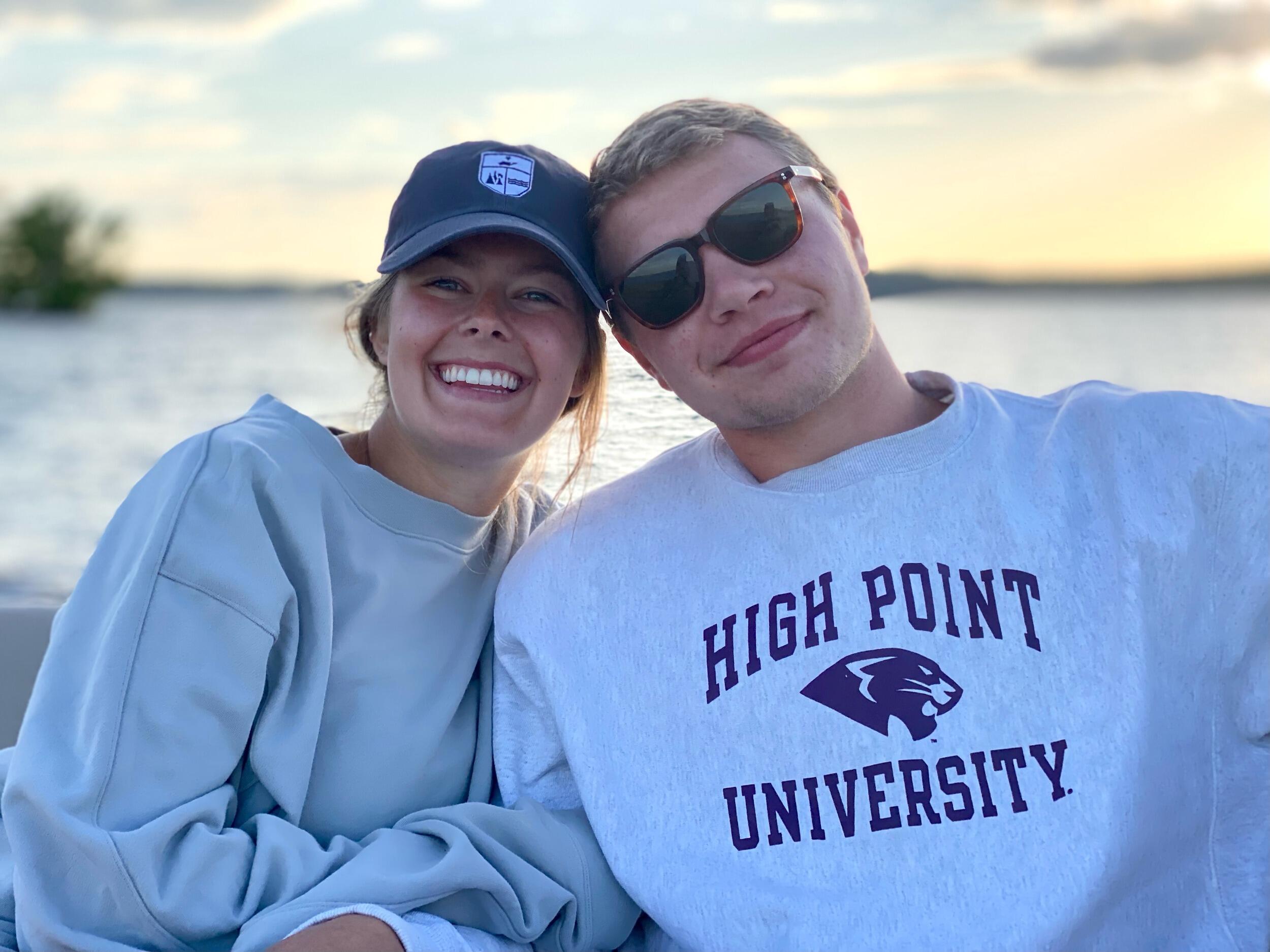 Hannah had just finished her junior year at High Point and was at the lake, working at Trails End again. We got to spend a lot of time together this summer :)