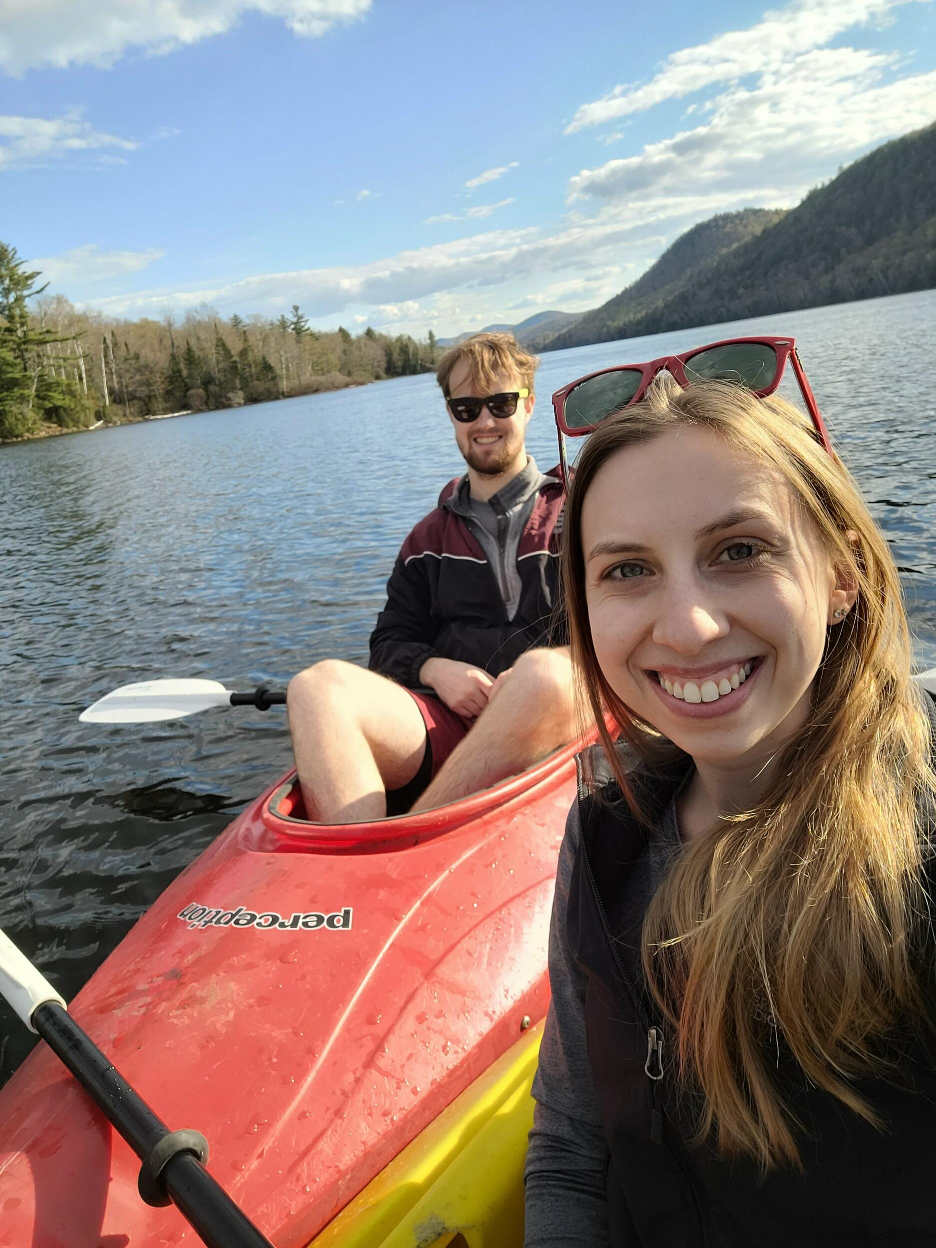 Met up for an Adirondacks adventure during their long-distance phase.