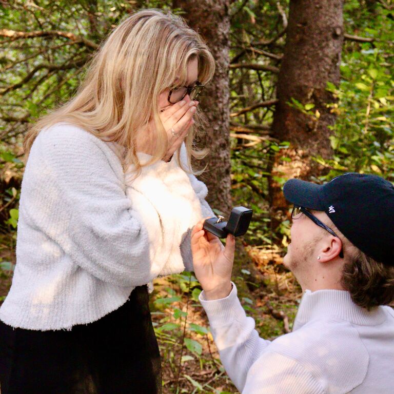 The day we got engaged