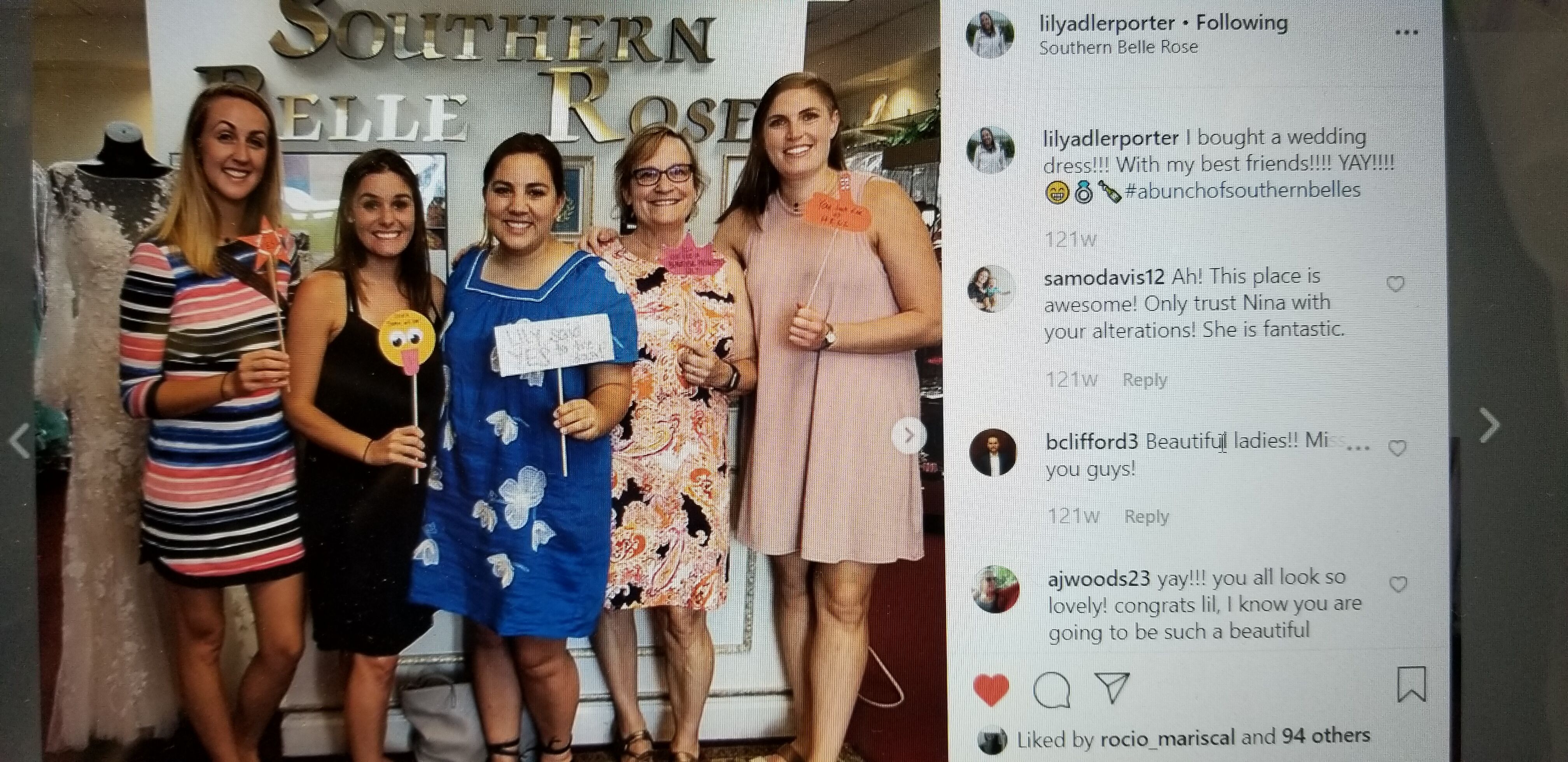 southern belle rose bridal shop