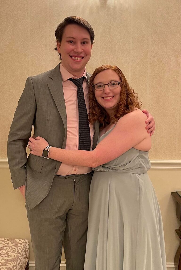 Our first wedding as a couple
