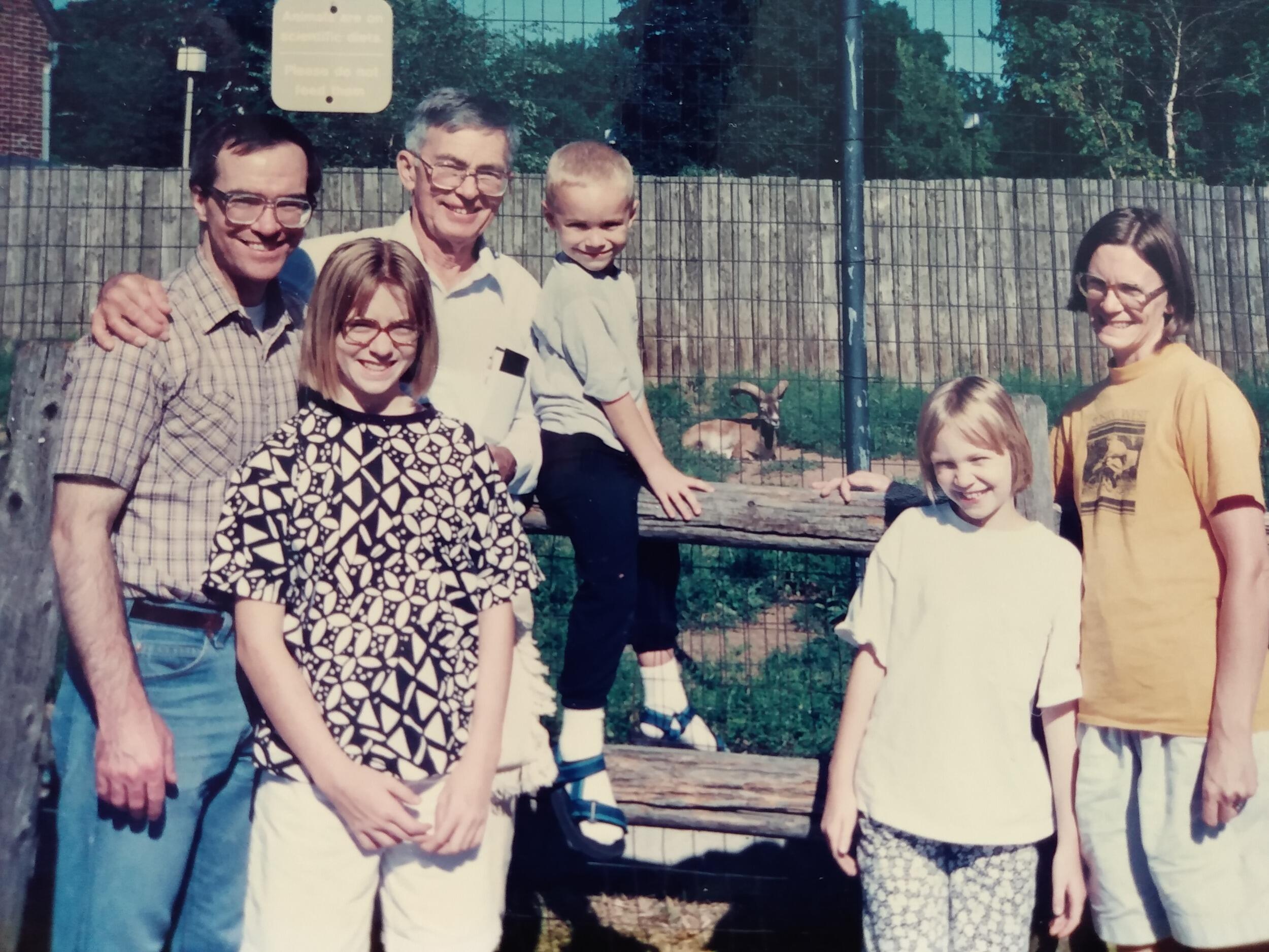 Early curation of Sam's love of zoos with Grandad and Family