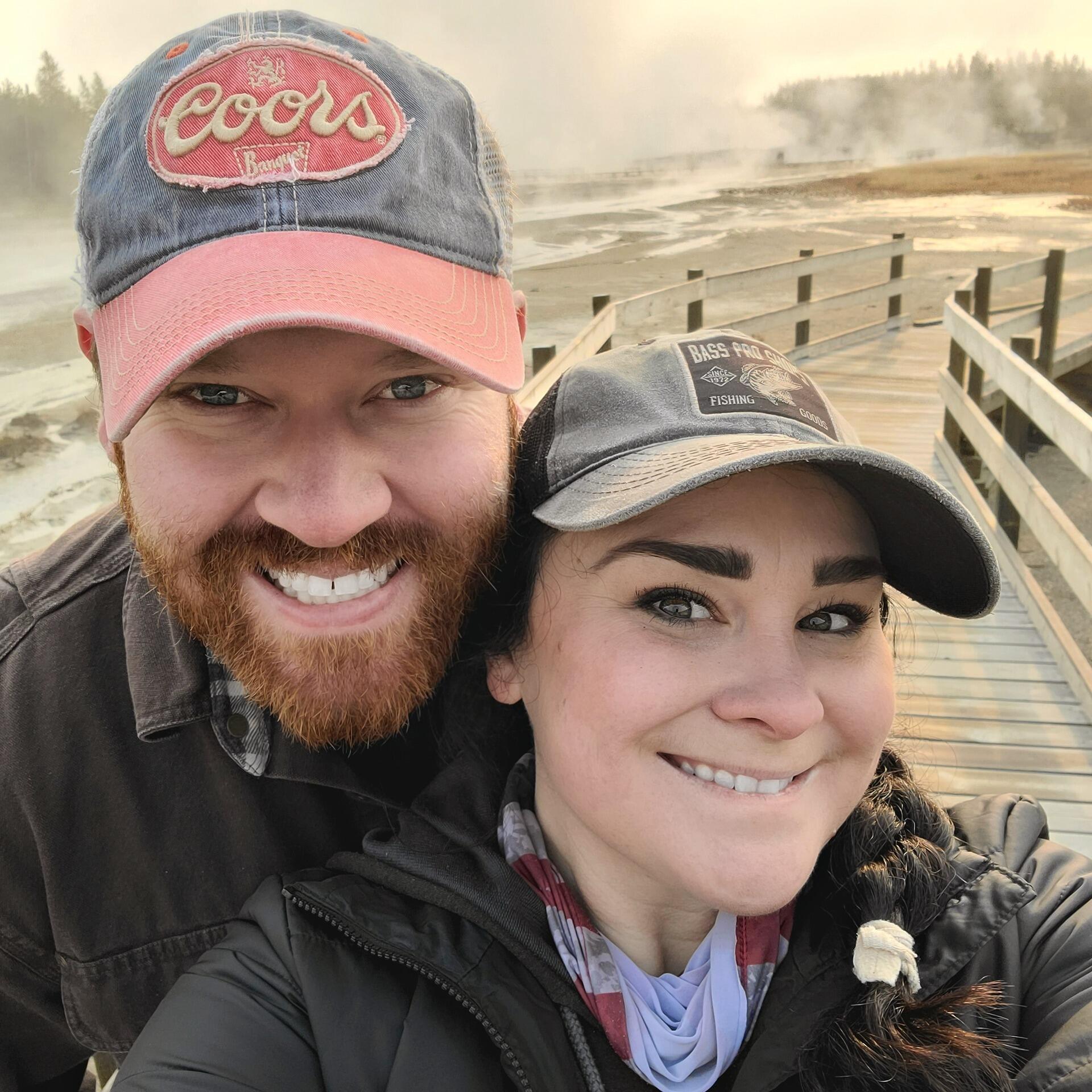 We could not help but smile when we went to Yellowstone National Park for the first time!