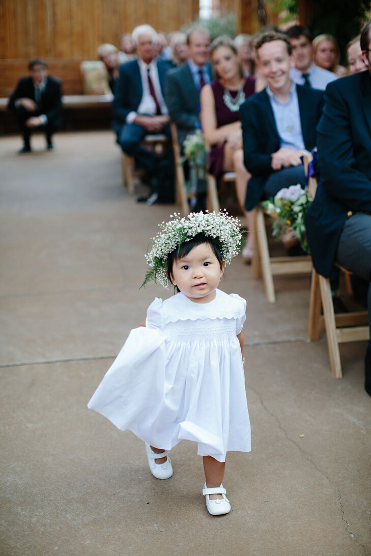 two year old flower girl