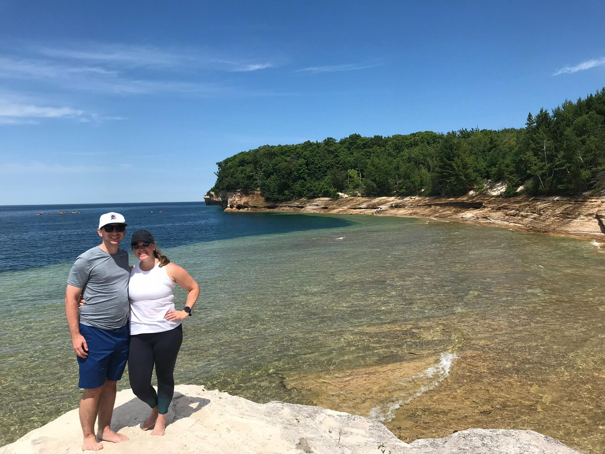 The Pictured Rocks.