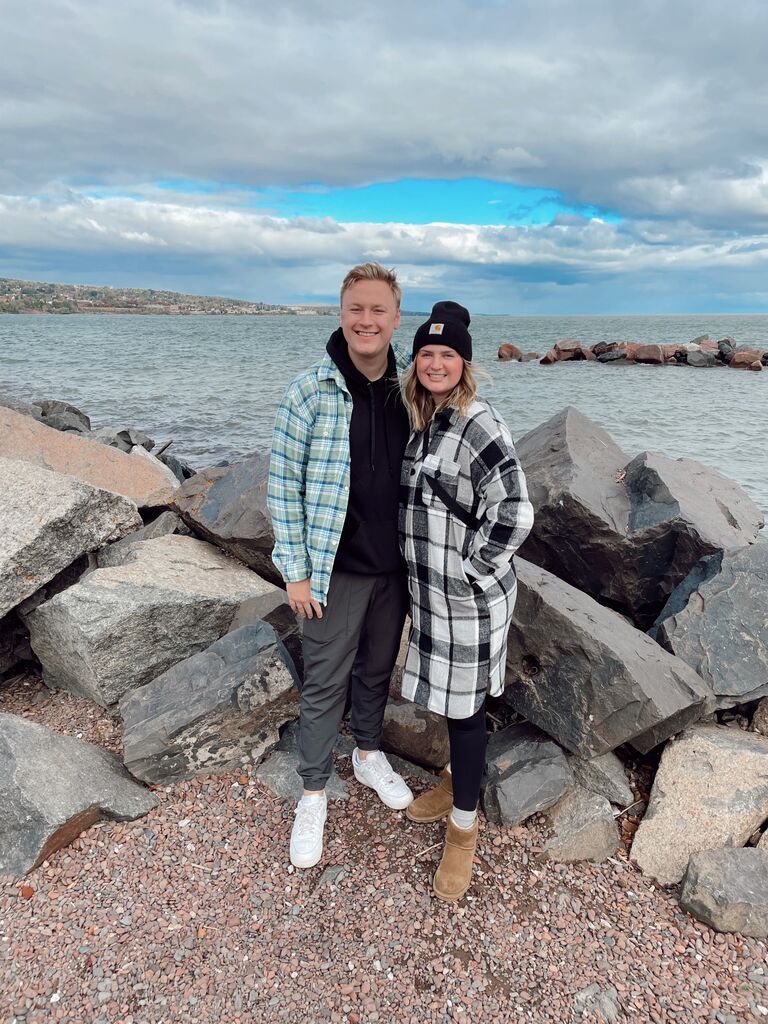 An early celebration for their 2 year anniversary in Duluth, MN!