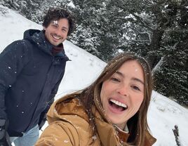 Logan Lerman and girlfriend Ana Corrigan