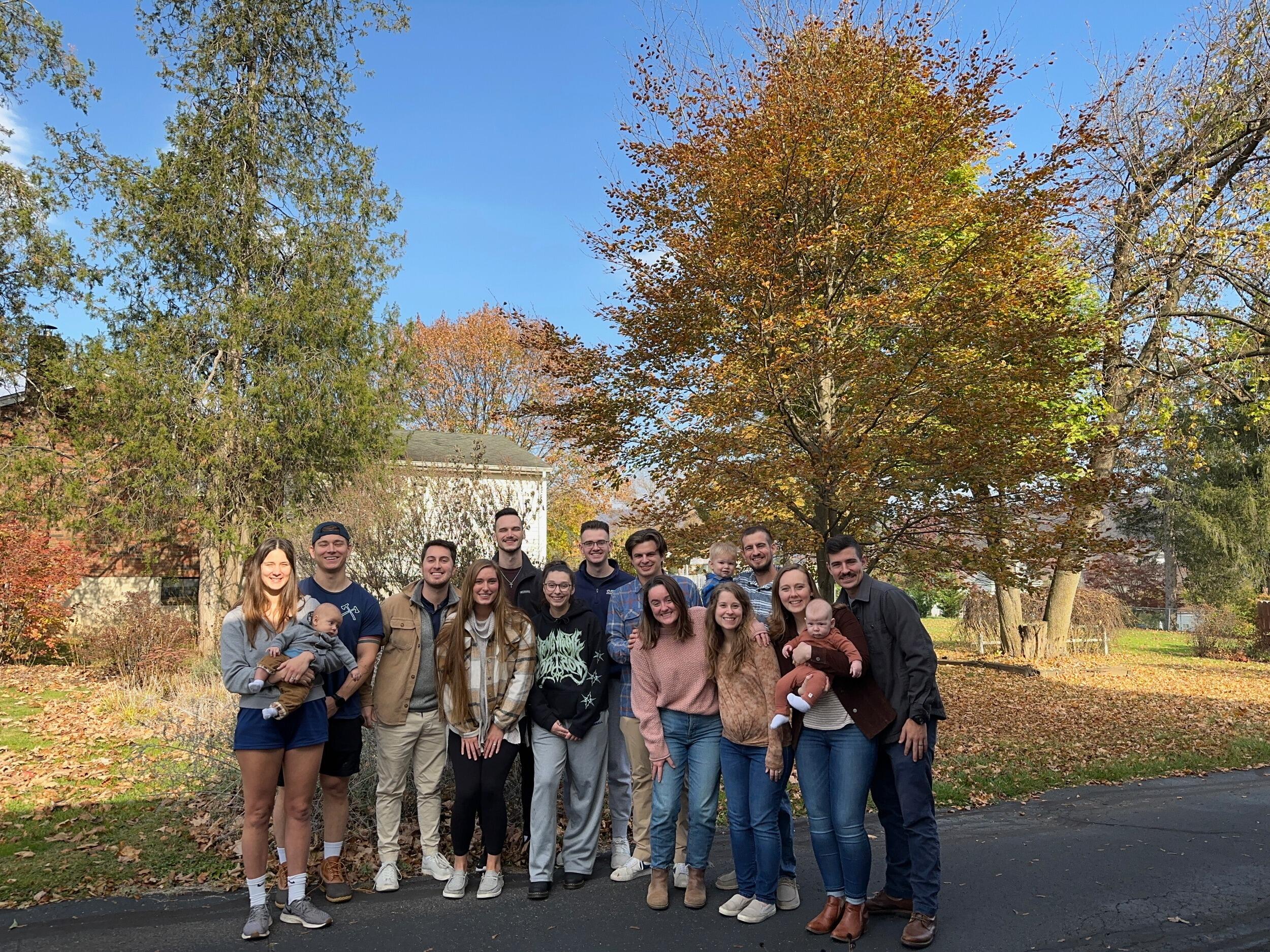 Fritz meets the Penn State gang...