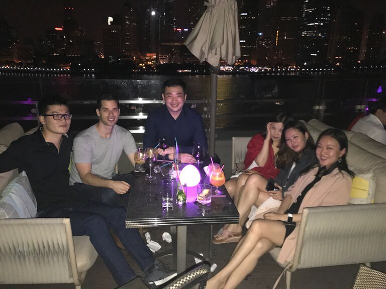 Roy and Amber first met in Shanghai, through common friends.