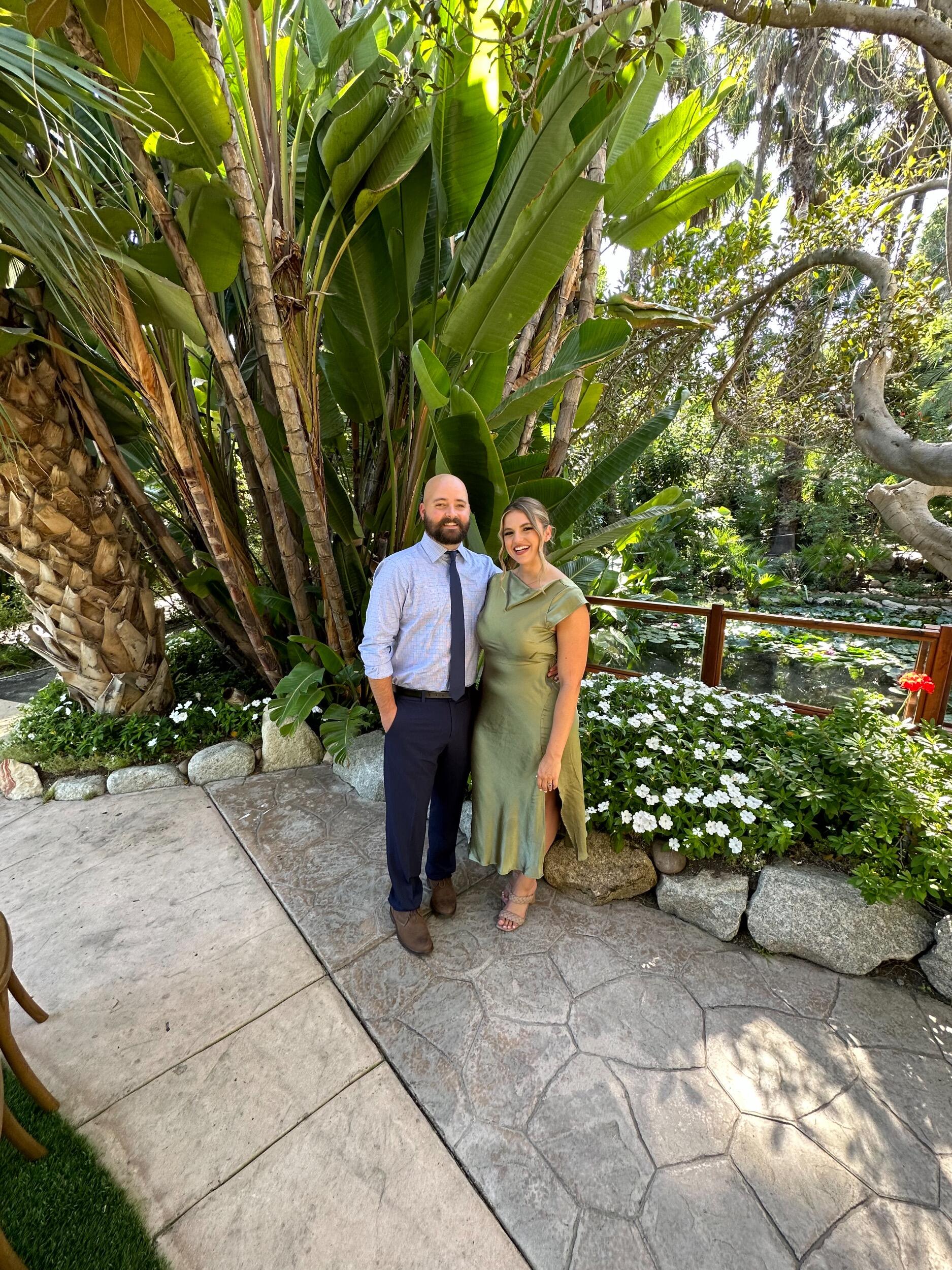 Celebrating our friends Chris & Morgan at their wedding