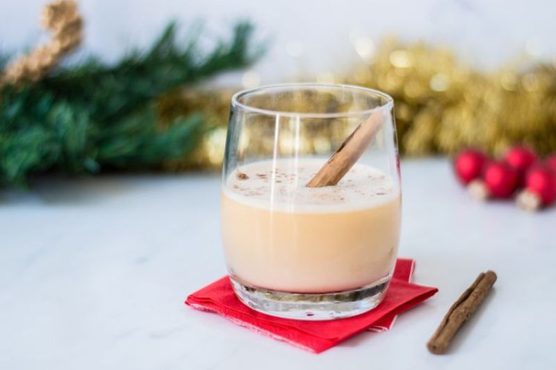 Christmas & Holiday Cocktail Recipes - holiday eggnog brandy