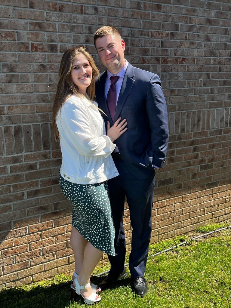 Our First Easter! Allie met Blake's parents! 