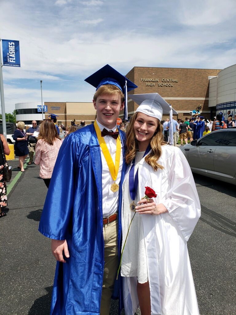 We graduated and officially became high school sweethearts! 