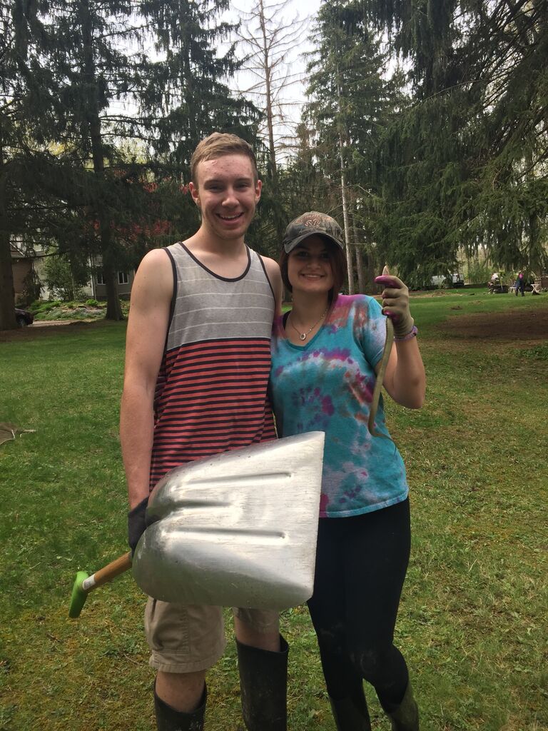 Bri's first lake cleaning
