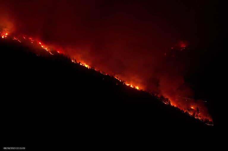 The Paradise Montana forrest fire