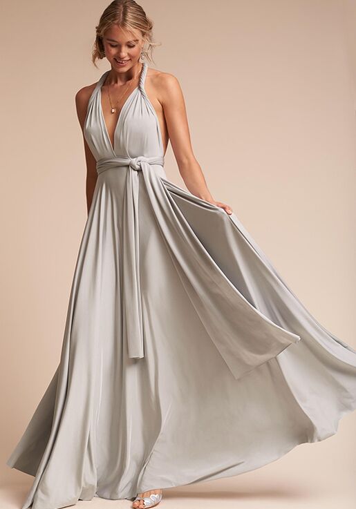 convertible maxi bridesmaid dress