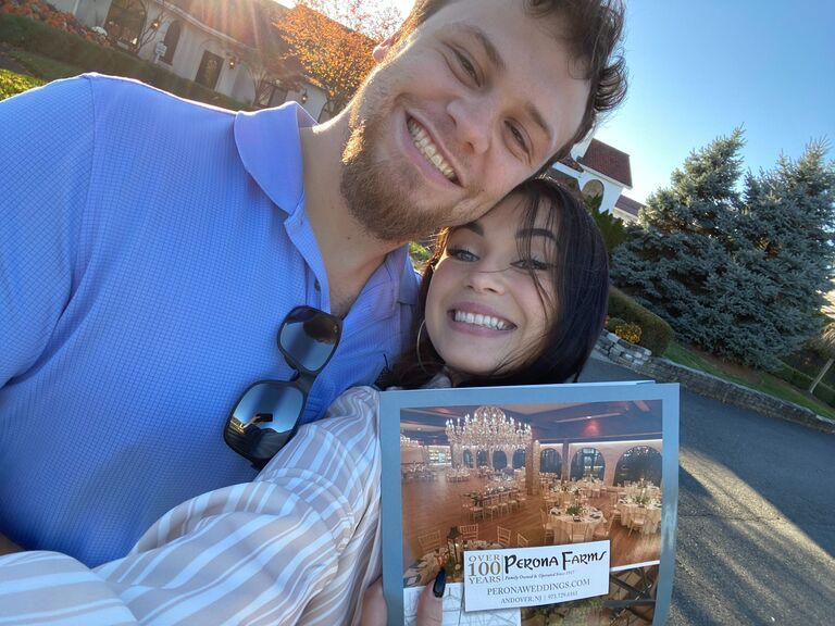 The day we booked our venue and confirmed our wedding date! August 2nd, here we come!