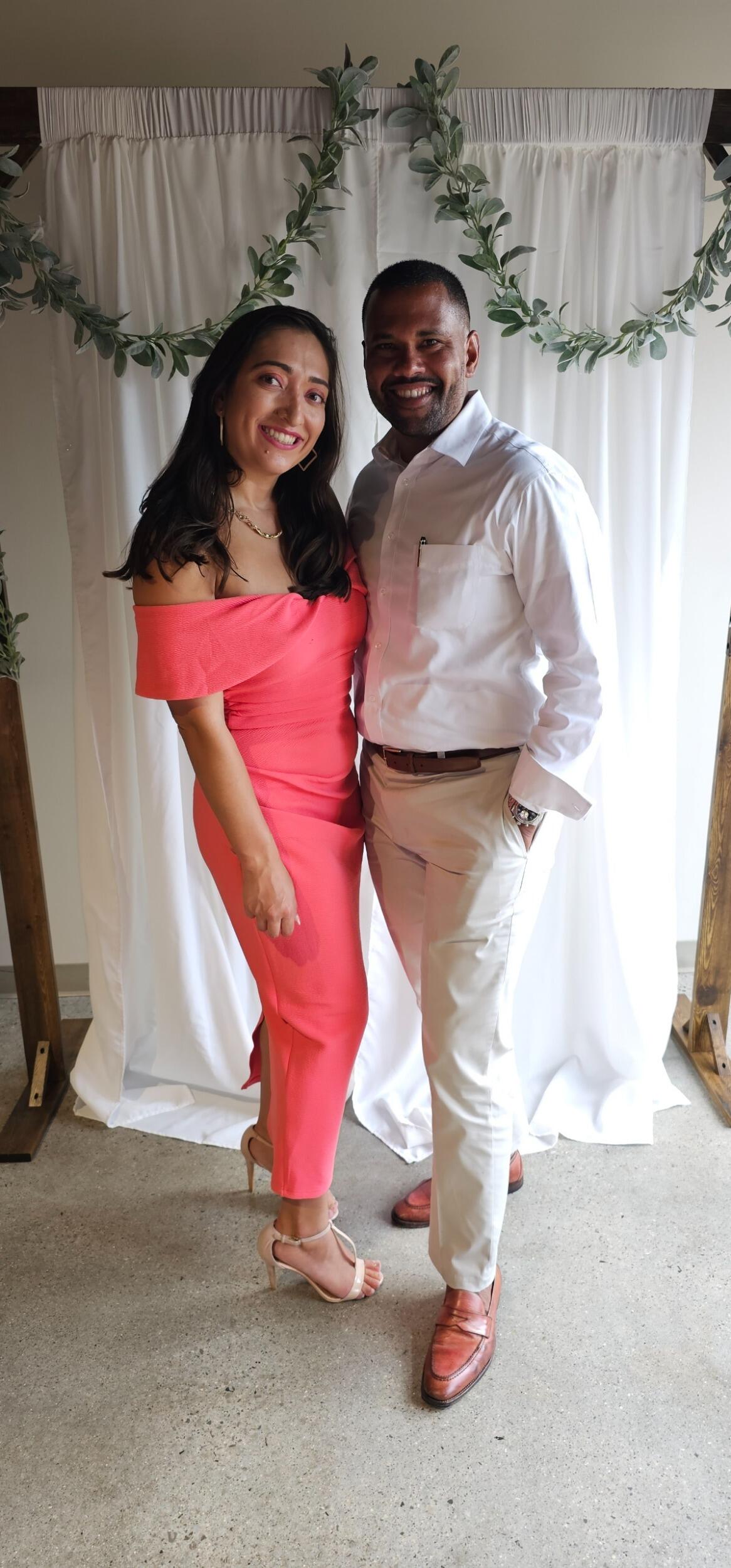 Going to a family wedding together for the first time... Eric and Valerie's (my cousins) wedding