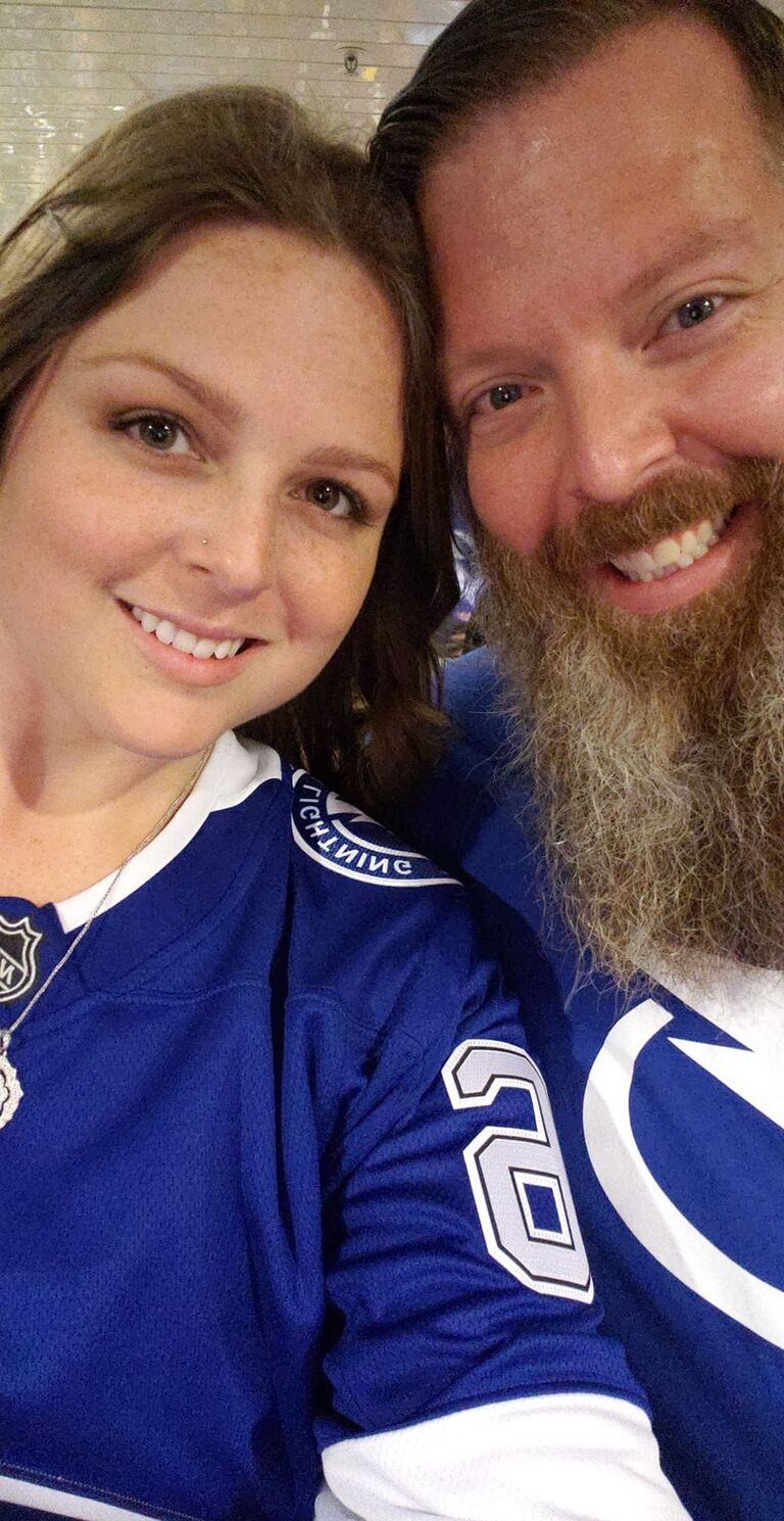 Lightning 2-1 Sabres, our second hockey game together.