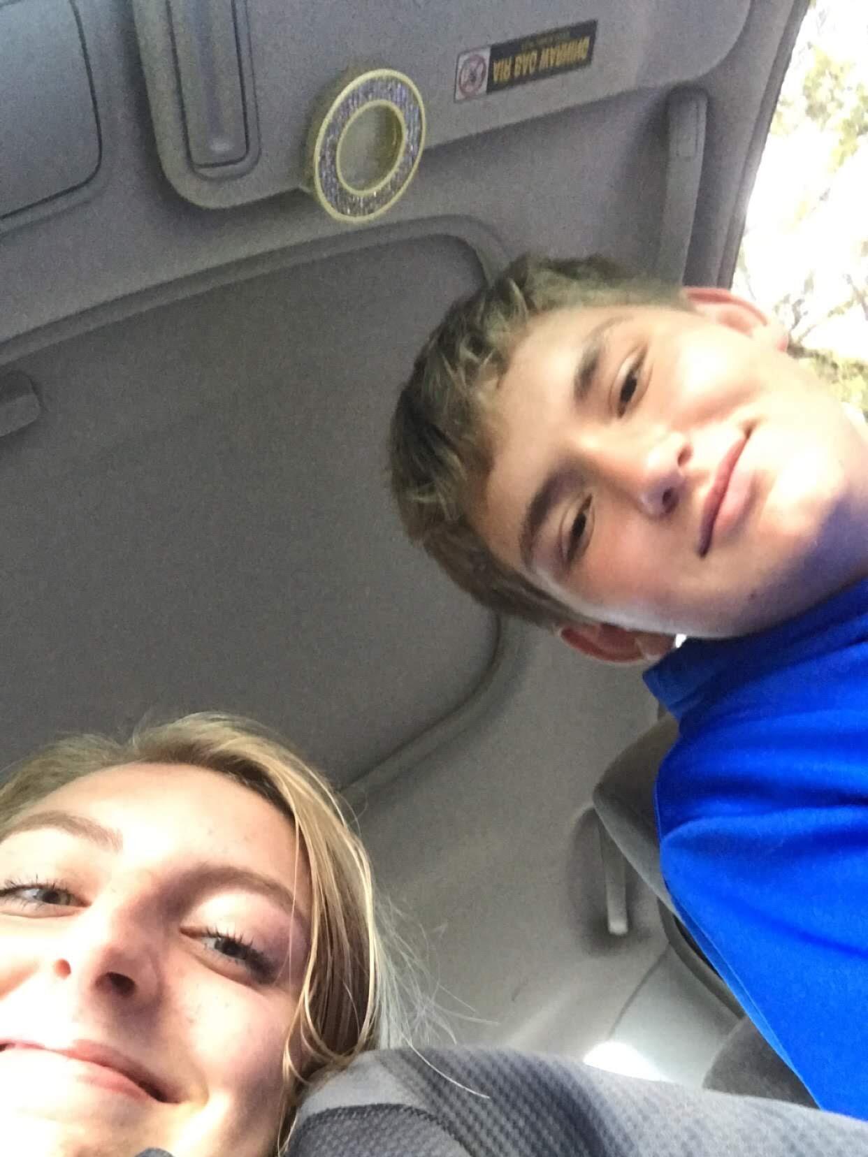 We slowly started hanging out together and we finally took our first picture together. 