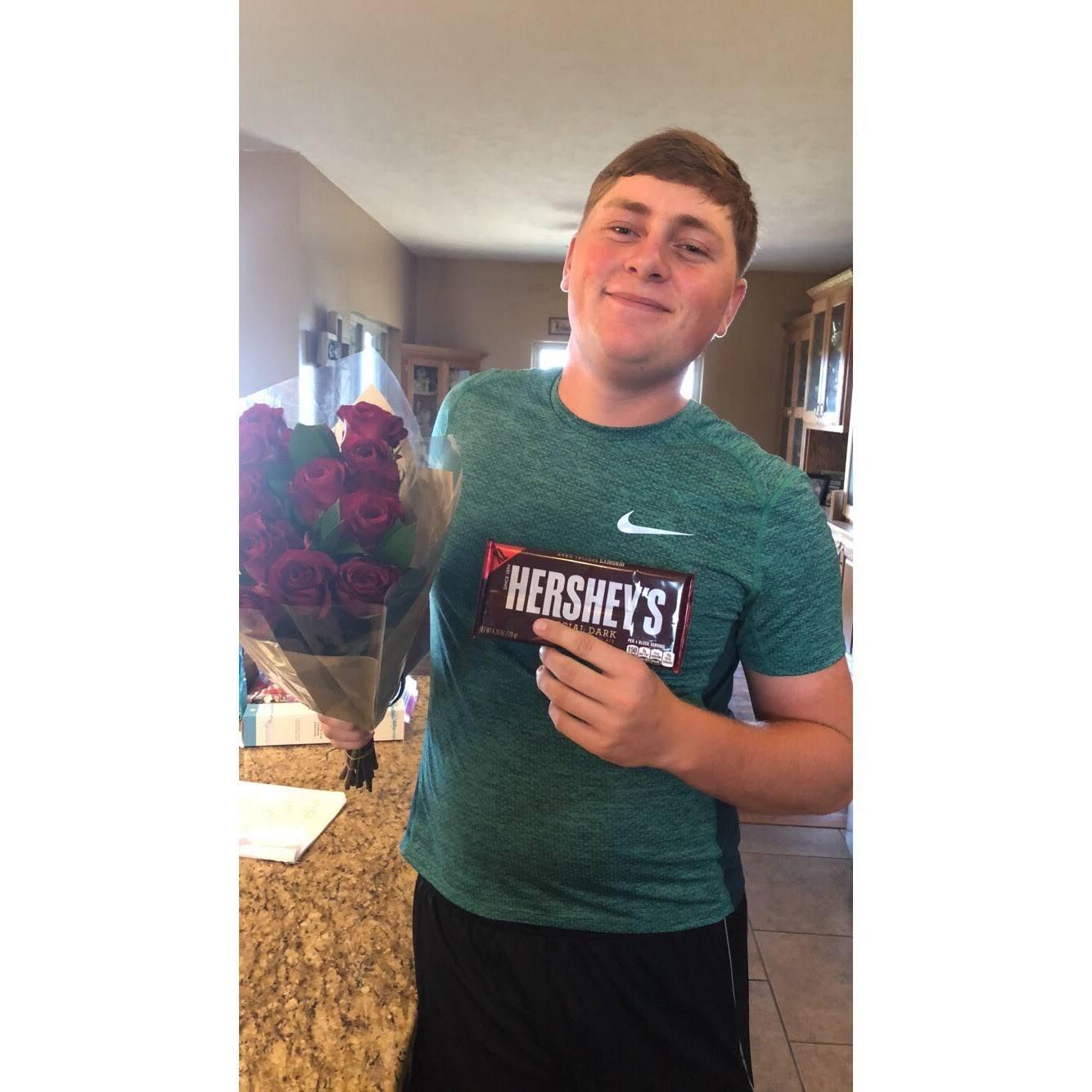 My (early) birthday surprise. He always spoils me!❤️