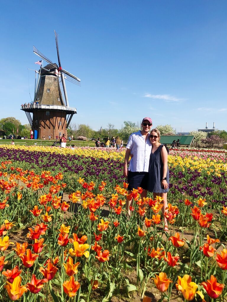 Our first Tulip Time together in Holland, MI
