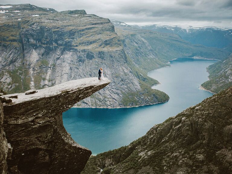 Check Out These Adventurous Elopement Wedding Photos