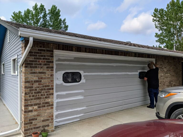Getting right to work making improvements to our first home together!