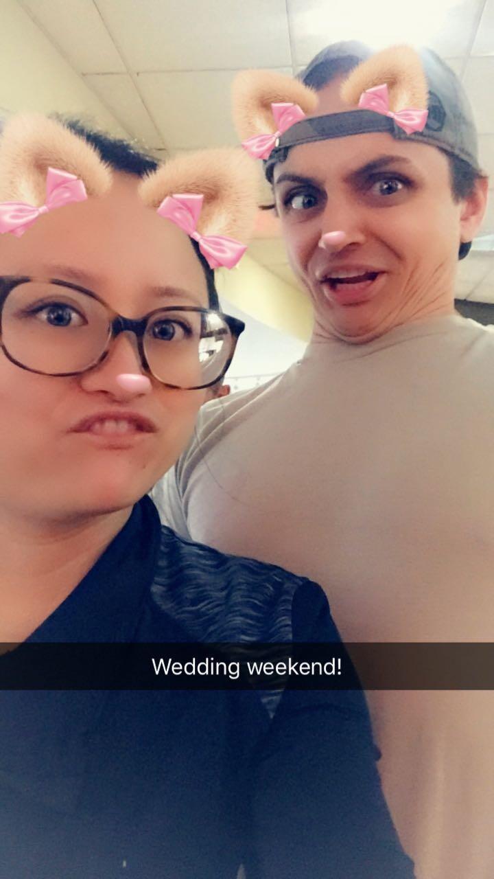 Silly faces on!