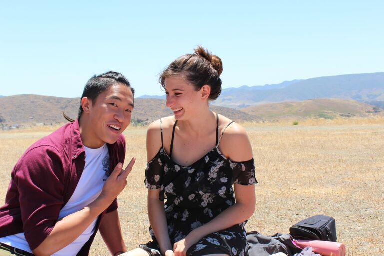 One of our first dates at Terrace Hill in San Luis Obispo! We started dating on May 21st, 2018
