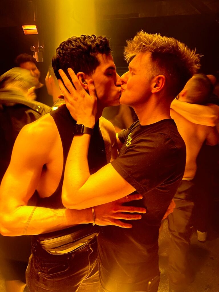 Brooklyn, NY: Our first night out dancing as an ~engaged~ couple! 
