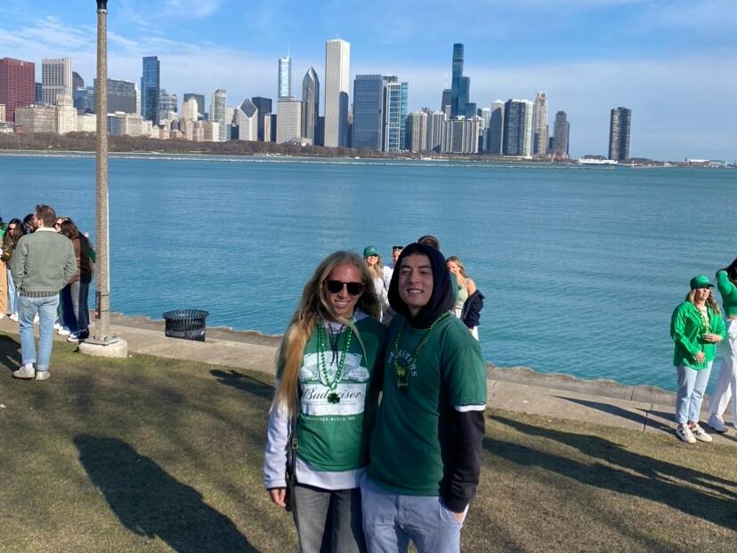 Our first St. Patty's in Chicago