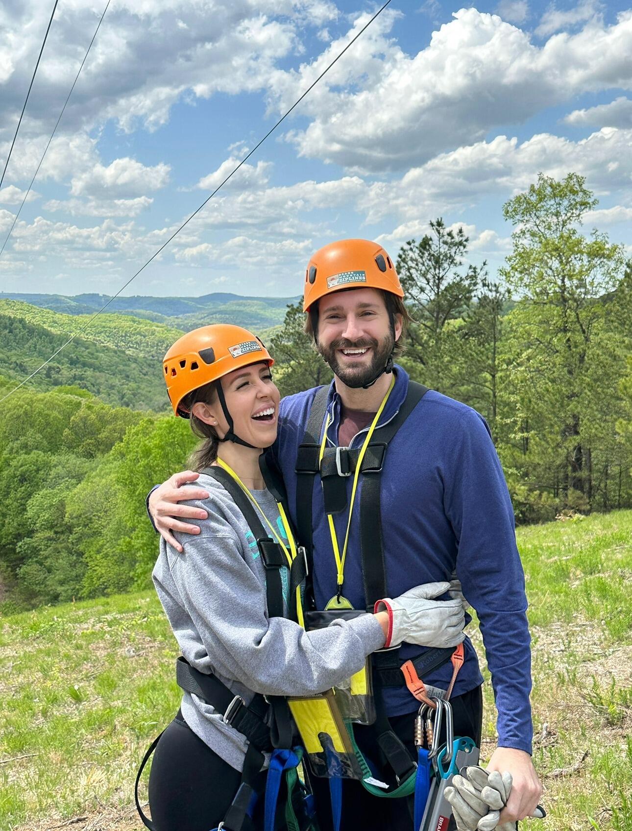 A little weekend getaway to Arkansas that Corbin planned! Zip lining, biker gangs and eating at the Grotto every night sums things up! 