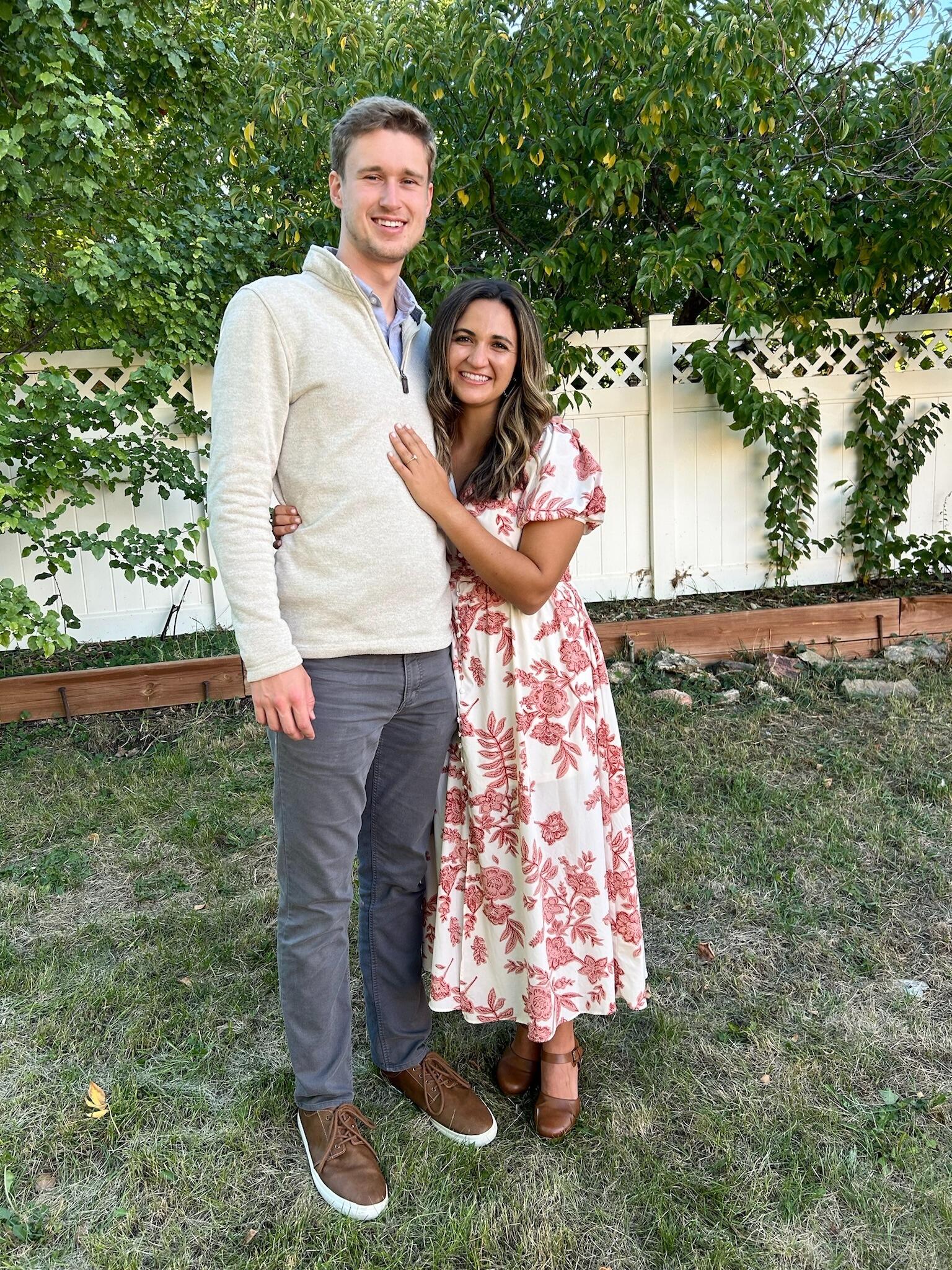 Nick threw an engagement party for me with close friends in Denver!