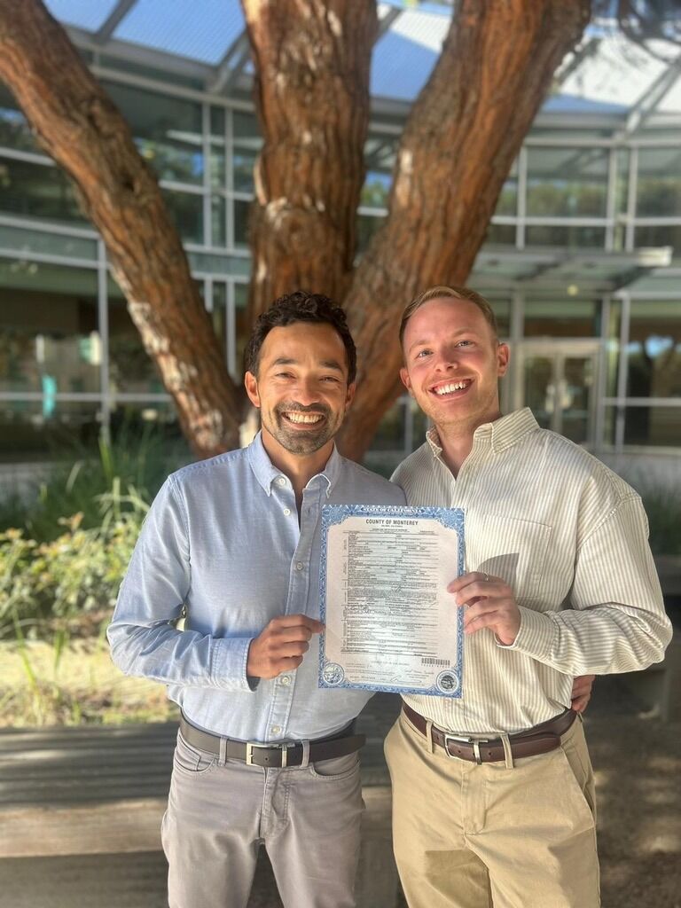 Legally married!