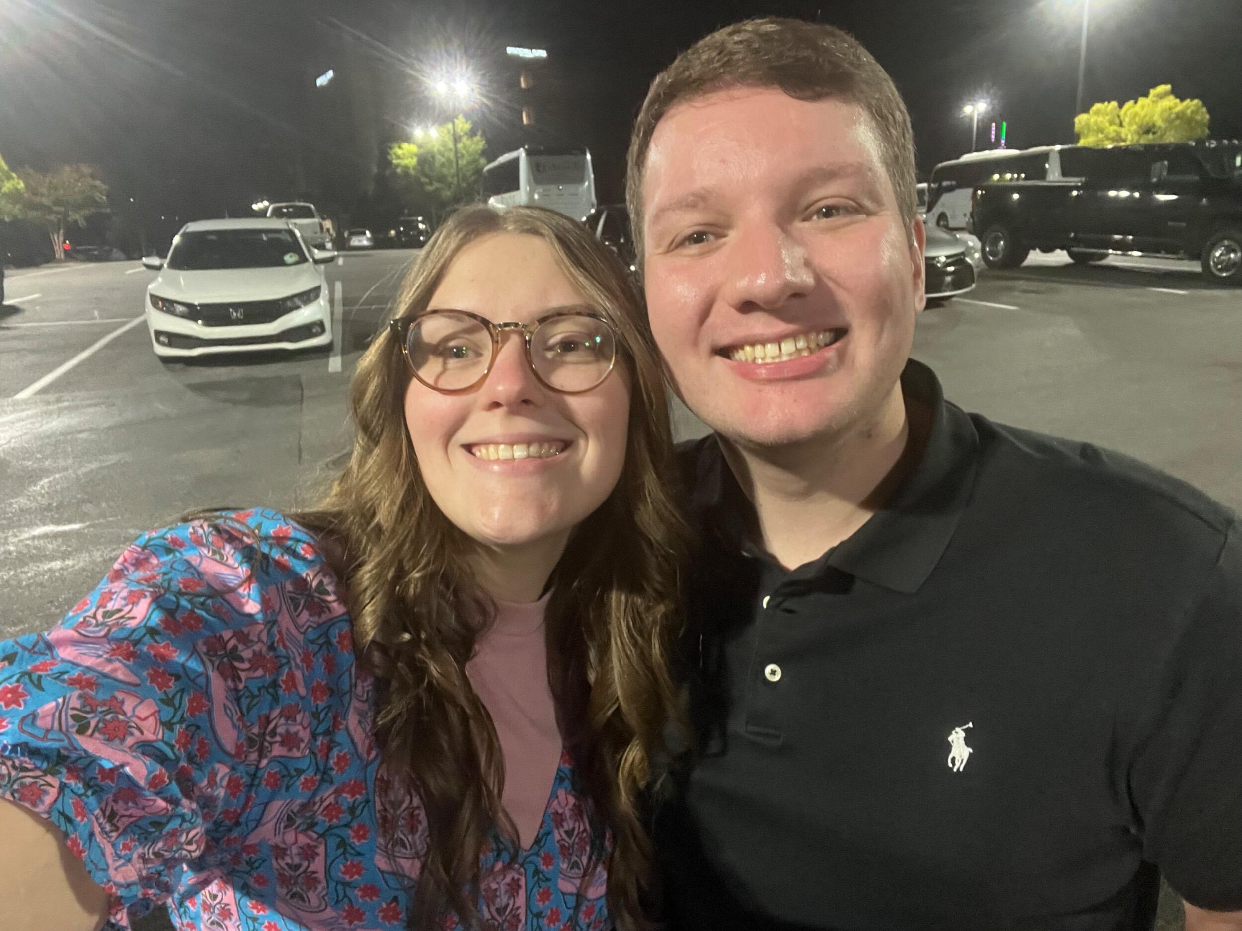 Our first date! 