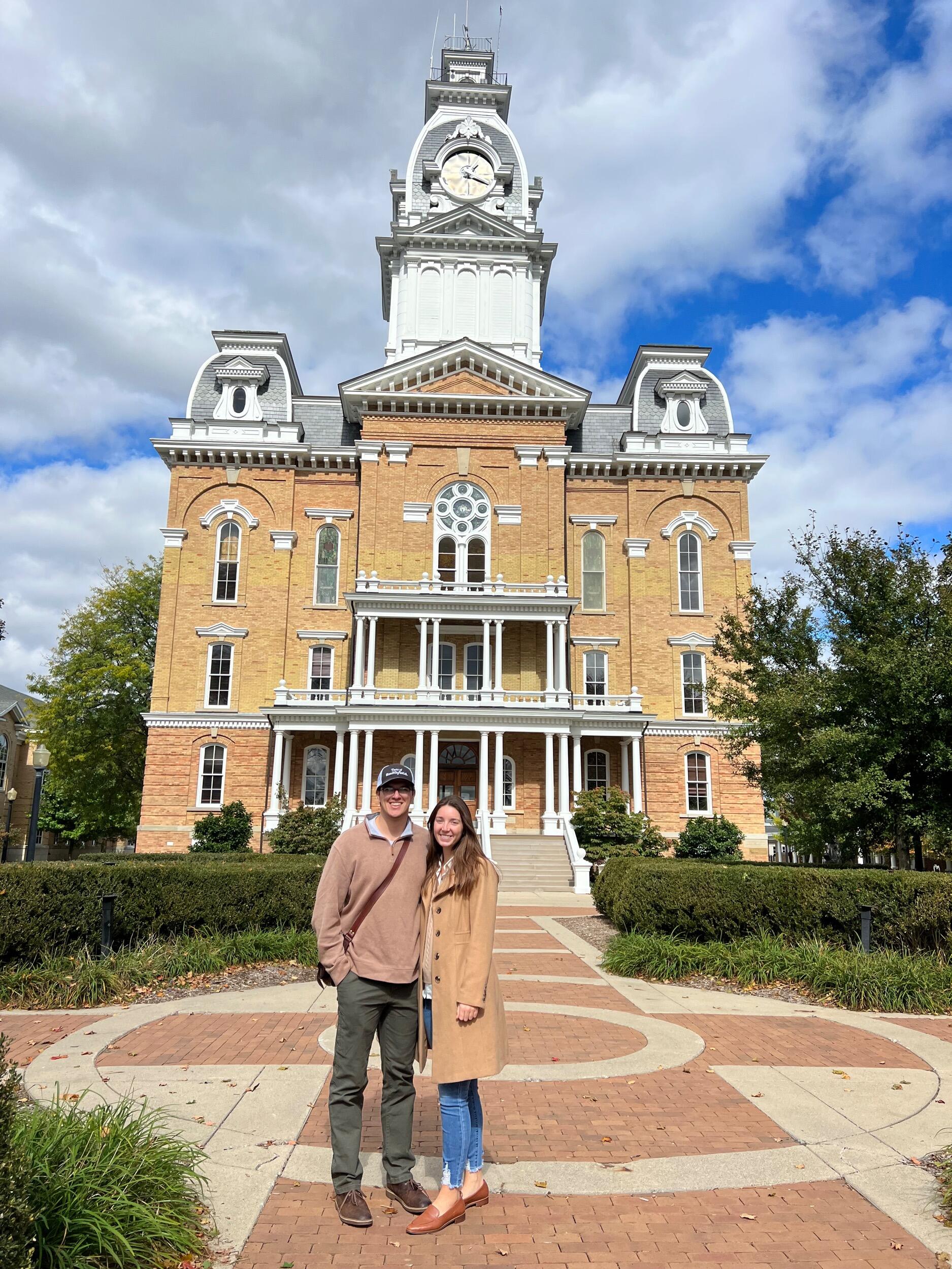 Hillsdale Homecoming! Crazy to think that we fell in love at this place!