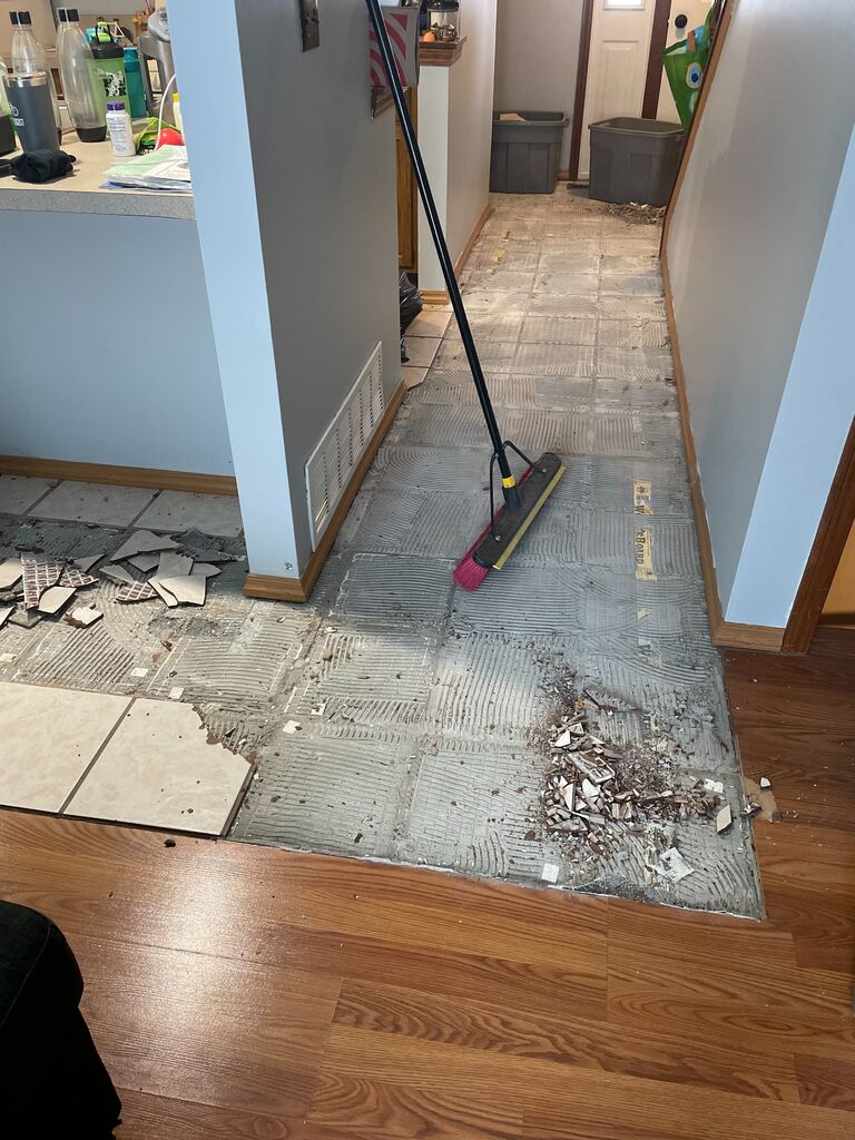 The start of our first home renovation project.... and look! we made it out alive 🤪