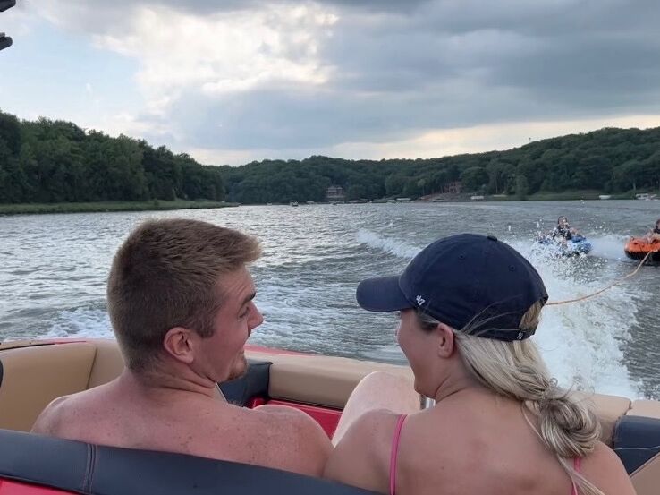 One of Jake and Katie's favorite summer activities is spending time with Jake's family at Lake Panorama. So many fun summer memories spent at the lake!
