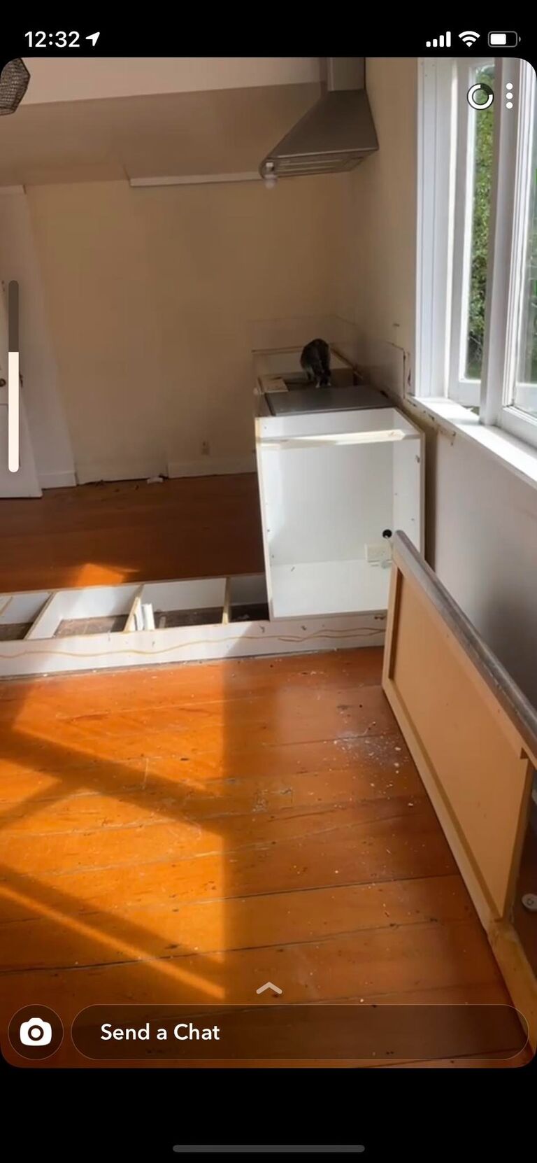 We farewell our old kitchen...