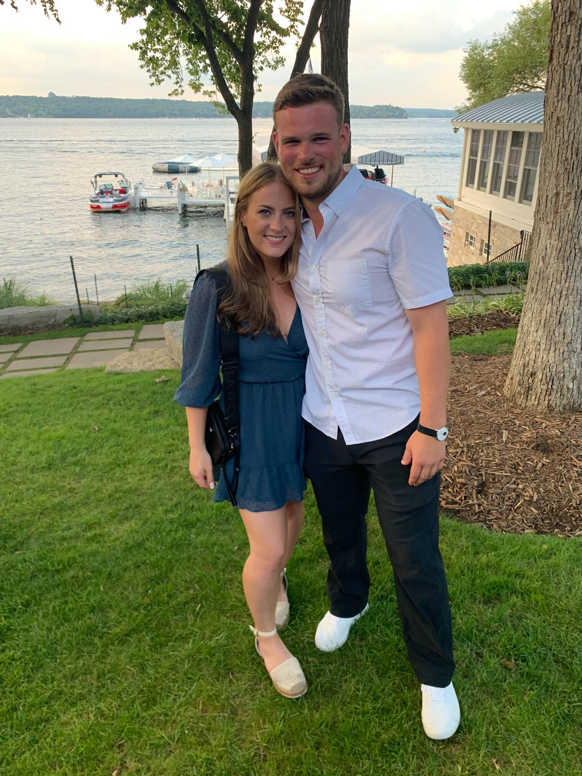 Every day spent together became more and more memorable. From boat cruises with friends on Lake Geneva and Lake Michigan, they started spending a lot more time together. Getting to know each other's friends and family was the easiest part of growing together.