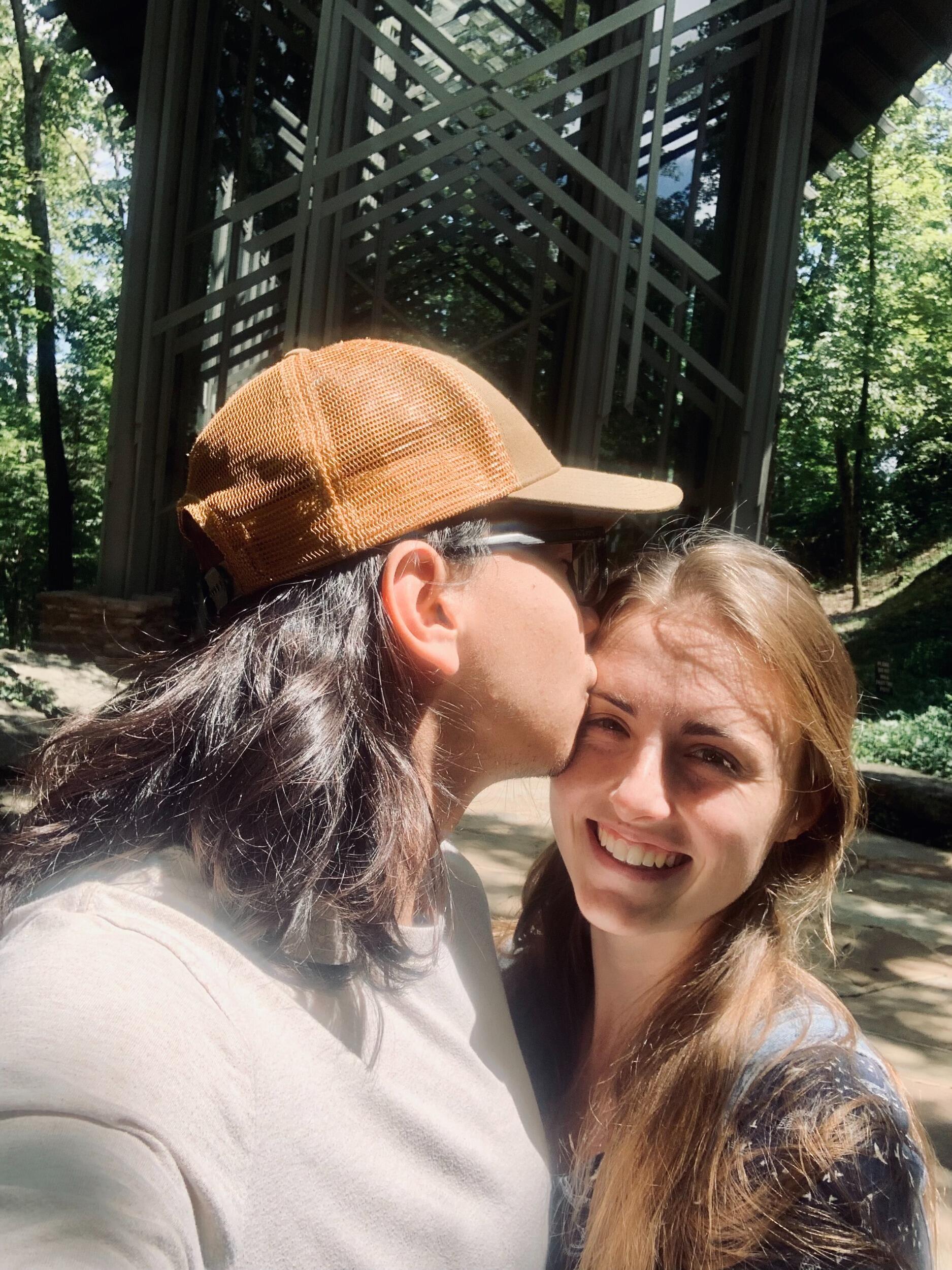 For Eric's birthday, Katie surprised Eric with a trip to Eureka Springs in Arkansas! We absolutely love this small, beautiful town. We had such a great time! We stayed in a treehouse BnB and never wanted to leave!