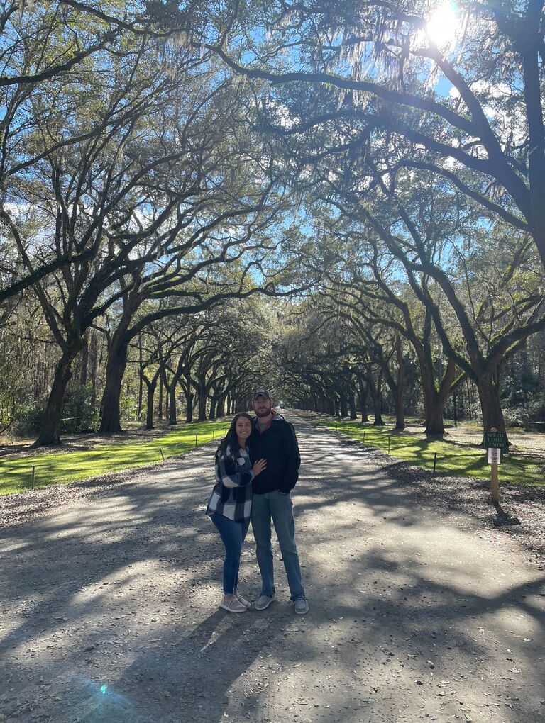 Our first trip together-to Savannah.