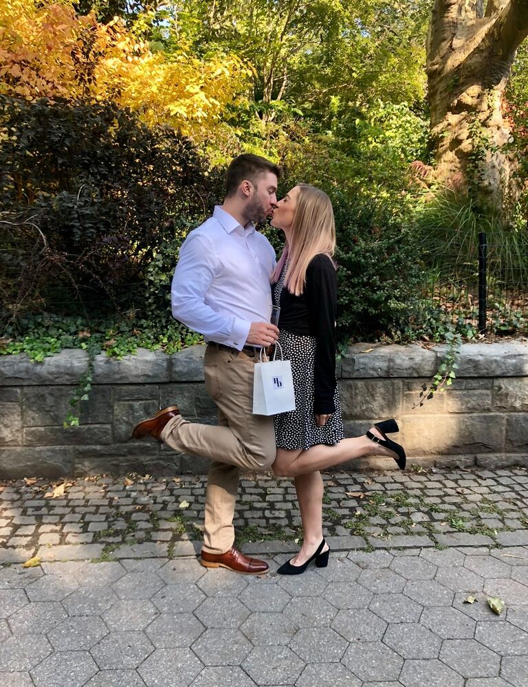 Practicing our leg pops at Danny and Haley's wedding.