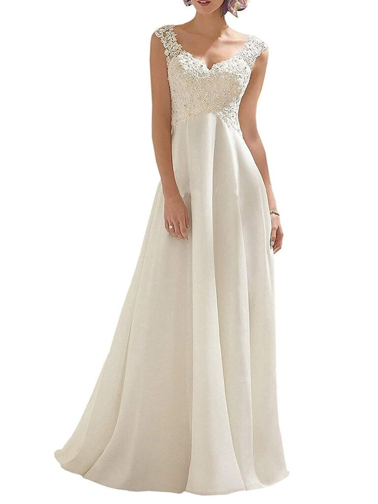 Amazon cheap wedding dresses hotsell