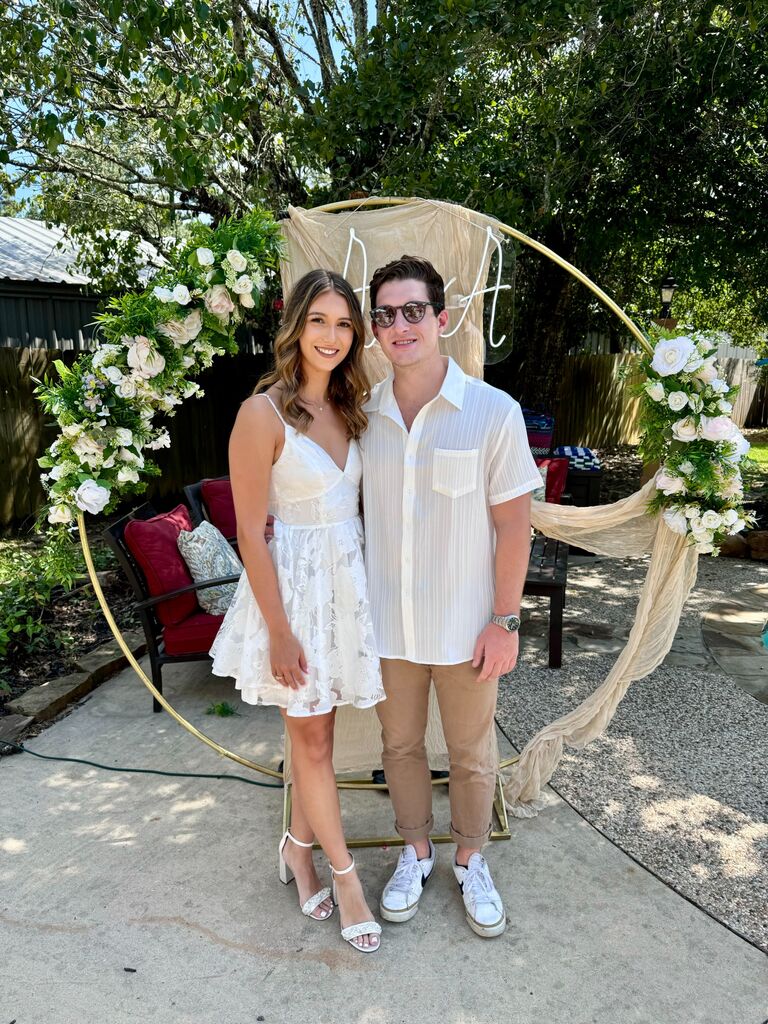 Engagement Party in Houston, TX with all our close friends and family! 