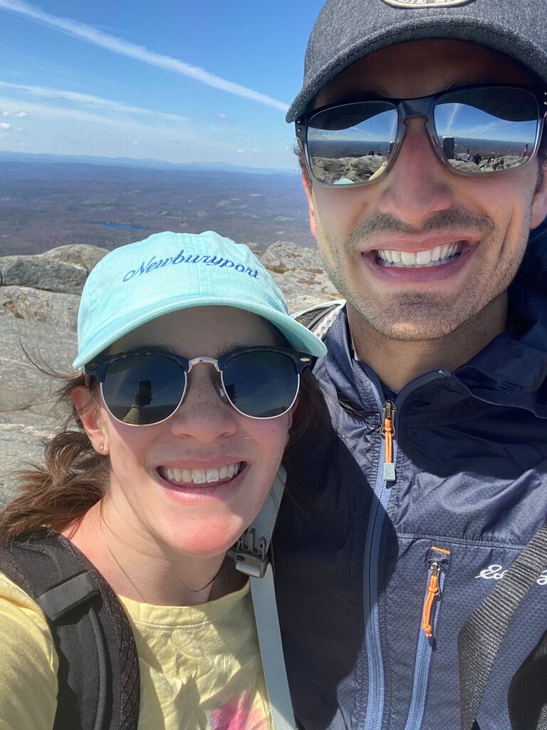 The adventures began with our first hike together at Monadnock Mountain in NH!