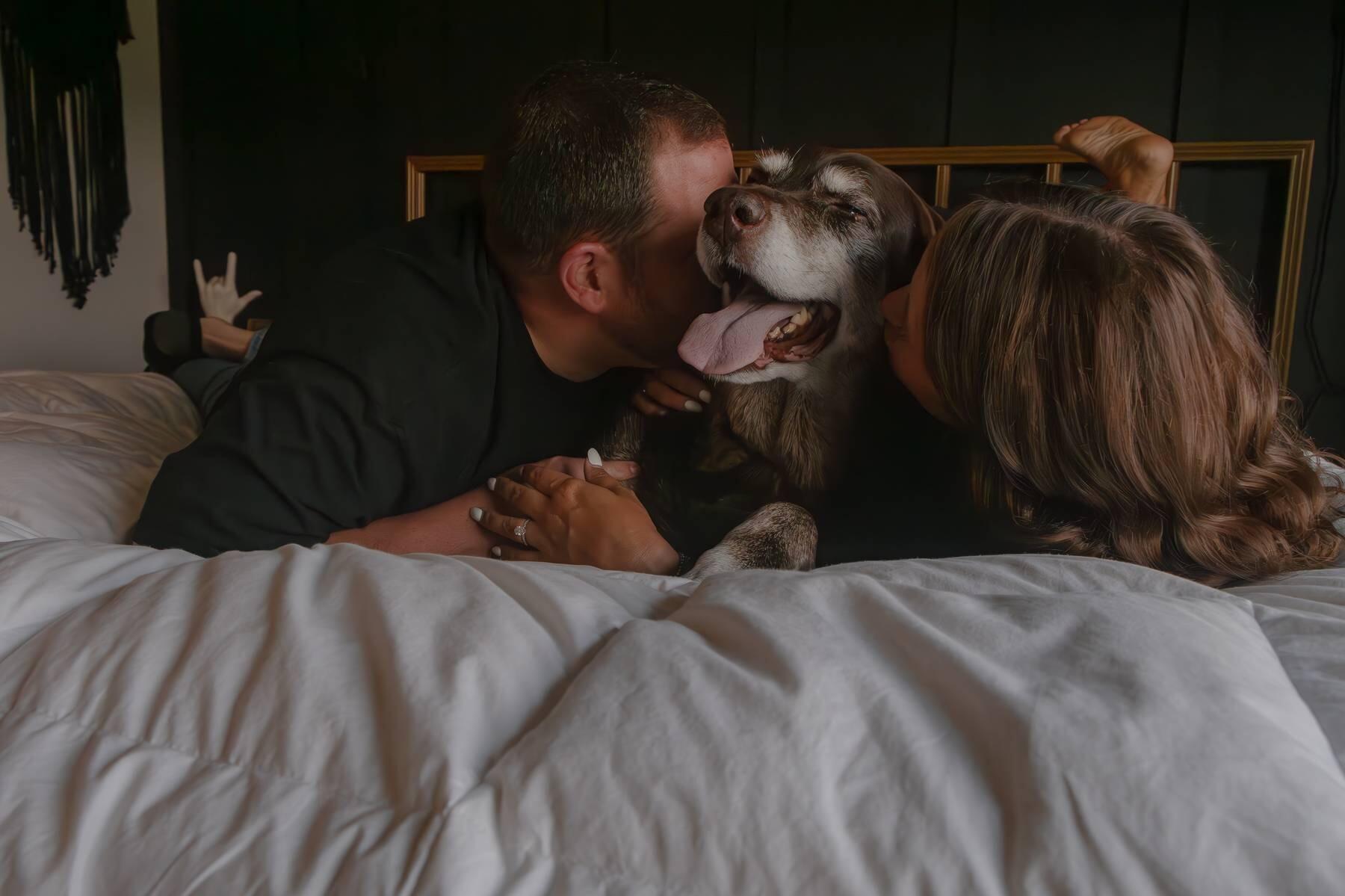 My talented friend, Olivia, took pictures of us with our sweet chocolate bear!