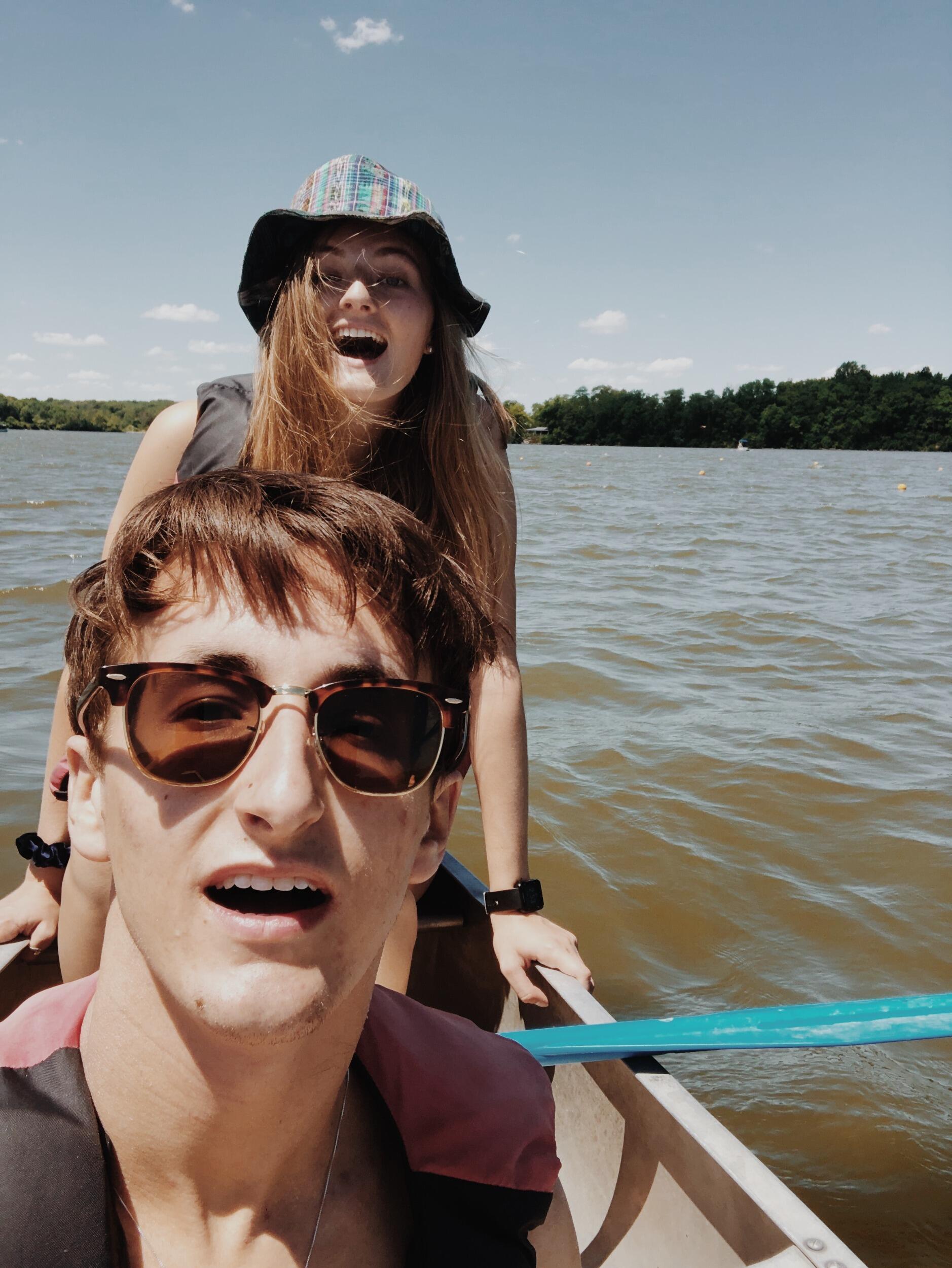 After being denied twice, Sam finally surpassed the friend zone when Michaela asked Sam on a date! The impossible became possible. 