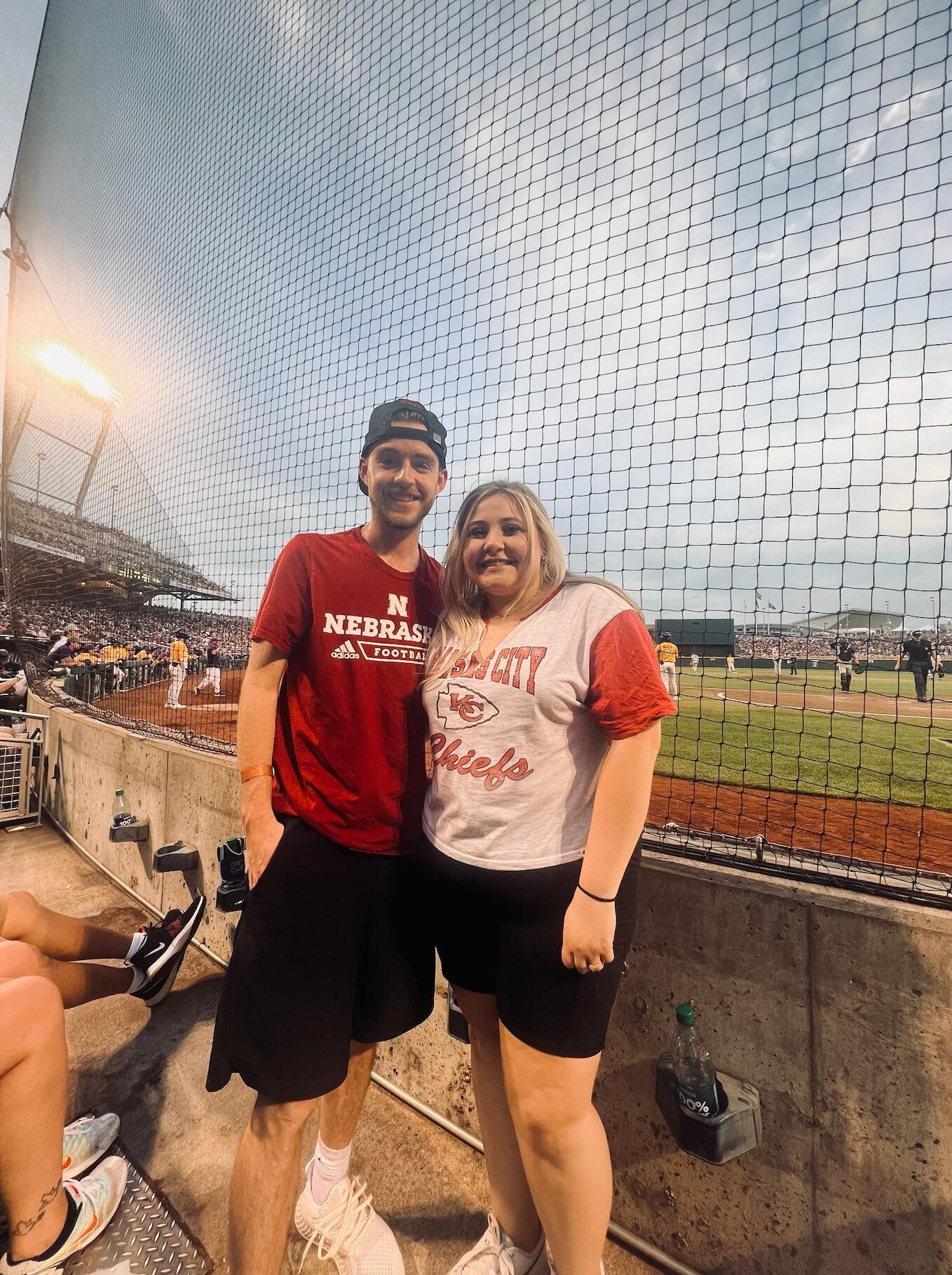 We may have had an amazing view at the College World Series, but my favorite view will always be Zane. ( I know that was cheesy, but he cute!)